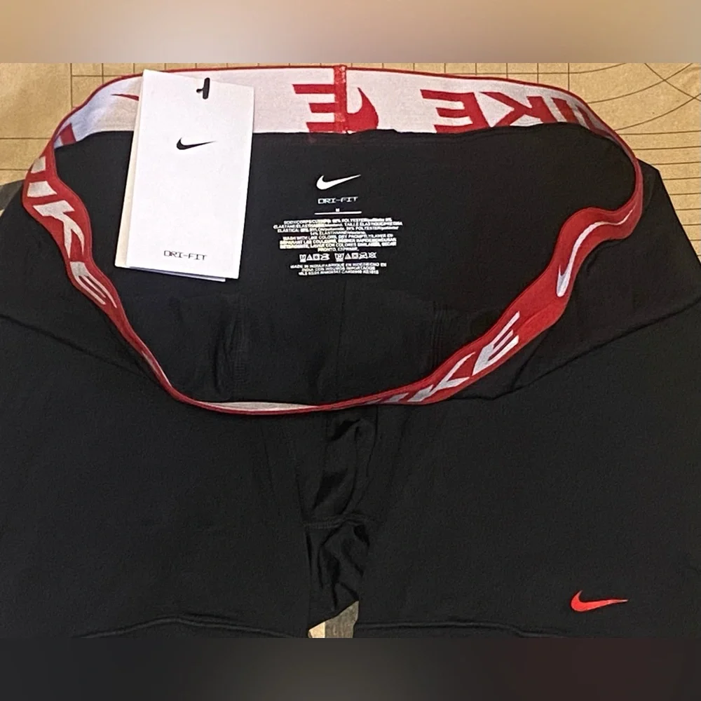 Nike dri-fit microfiber athletic boxer briefs shorts tight fit Men’s S M L XL
